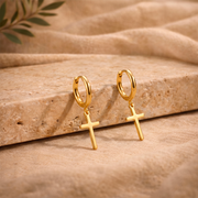 Boucles d'oreilles croix
