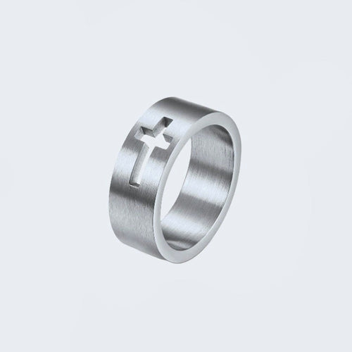 Bague croix catholique