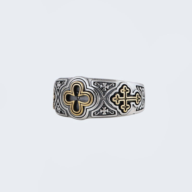 Bague croix médiévale