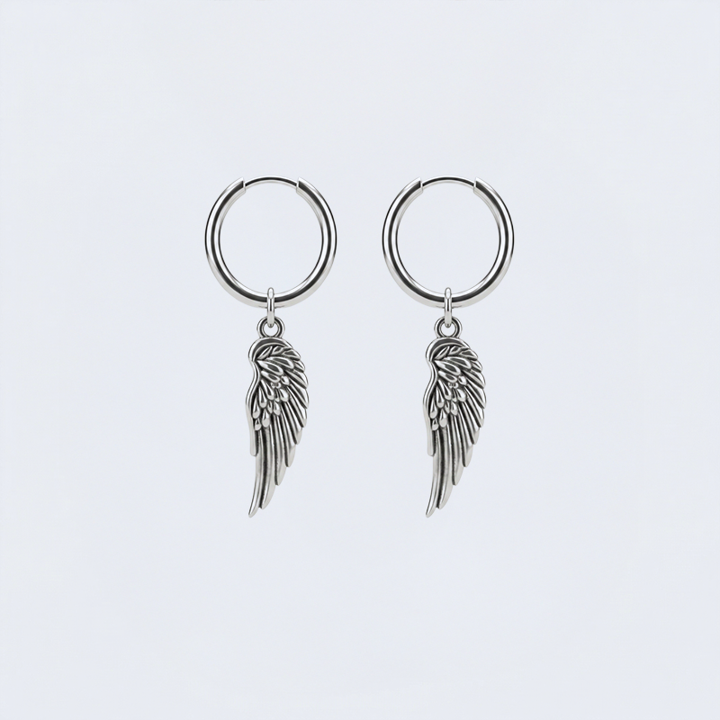 Boucles d'oreilles ailes d'ange