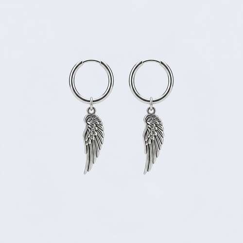 Boucles d'oreilles ailes d'ange