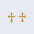 Boucles d'oreilles croix tréflée