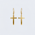 Boucles d'oreilles en forme de croix