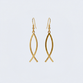 Boucles d'oreilles Ichtus