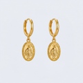 Boucles d'oreilles Vierge Marie