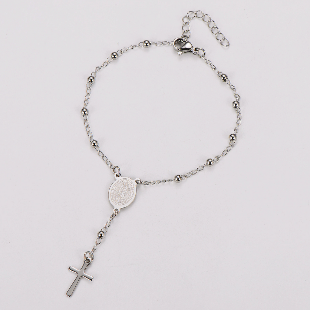 Bracelet chapelet, vue de détail