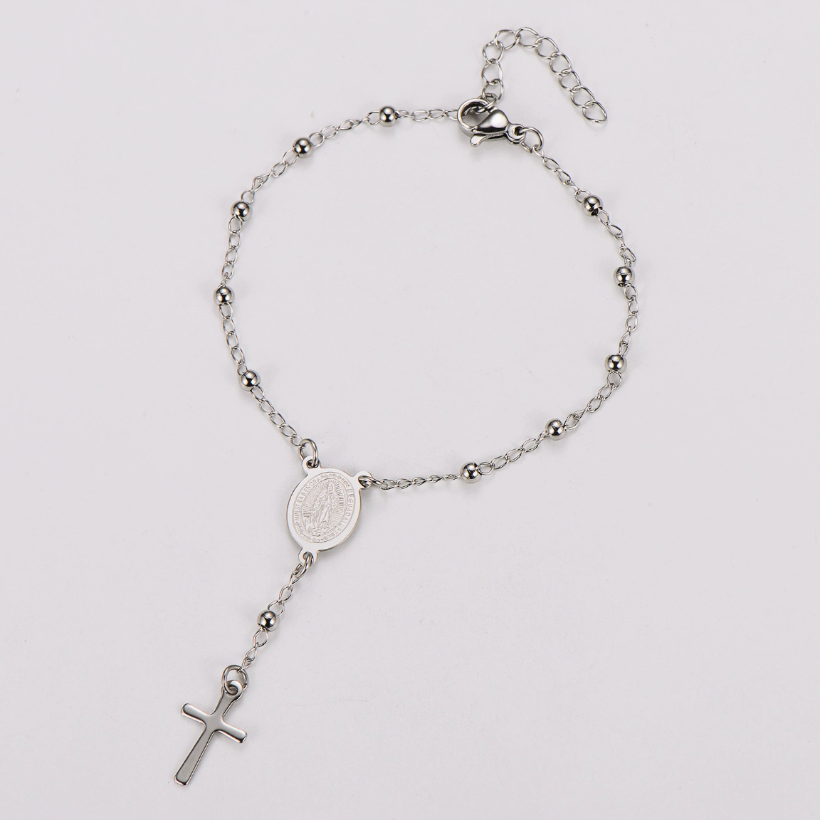 Bracelet chapelet, vue de détail