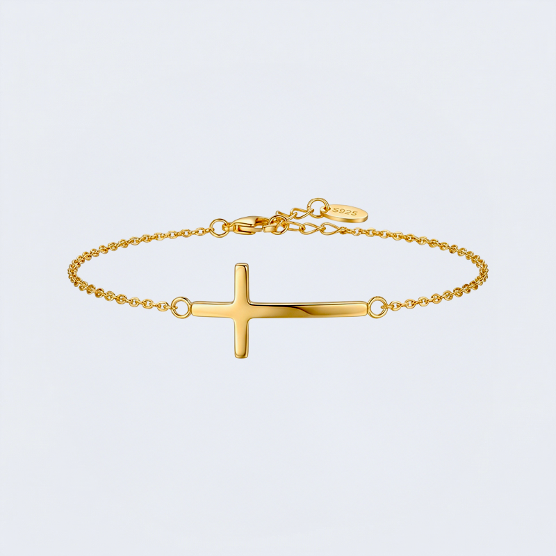 Bracelet croix chrétienne