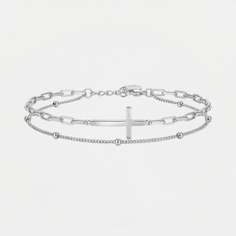 Bracelet croix de Jésus, vue de détail