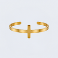 Bracelet croix jonc