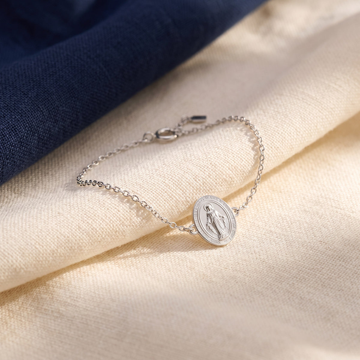 Bracelet Vierge Marie argent 925