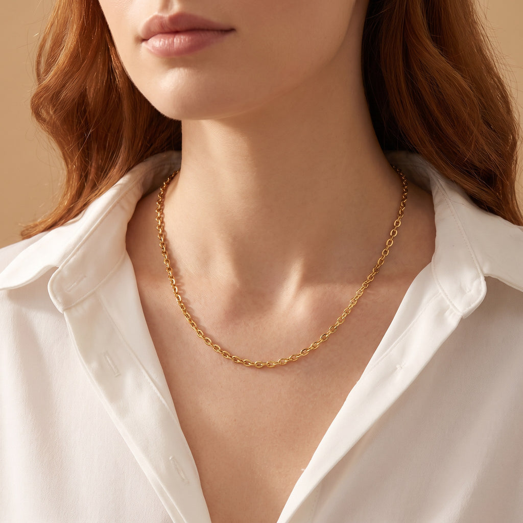Chaîne acier inoxydable femme