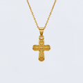 Collier croix arrondie