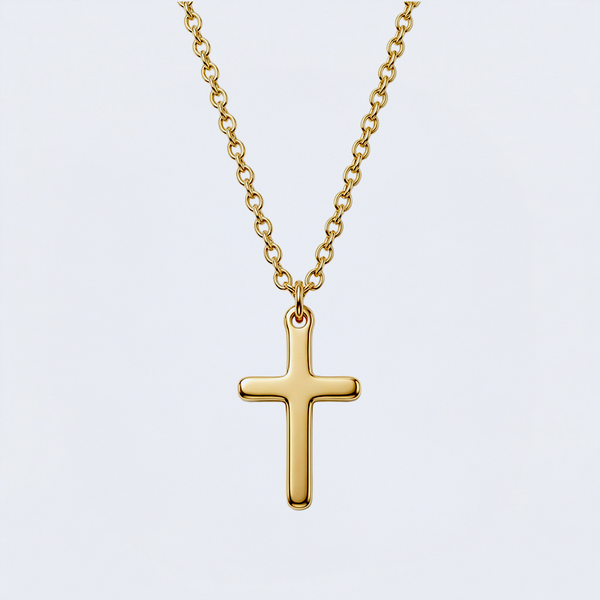 Collier croix enfant
