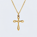 Collier croix fantaisie