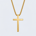 Collier croix minimaliste