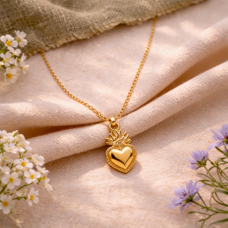 Collier Ex Voto, vue de détail