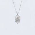 Médaille ange argentée