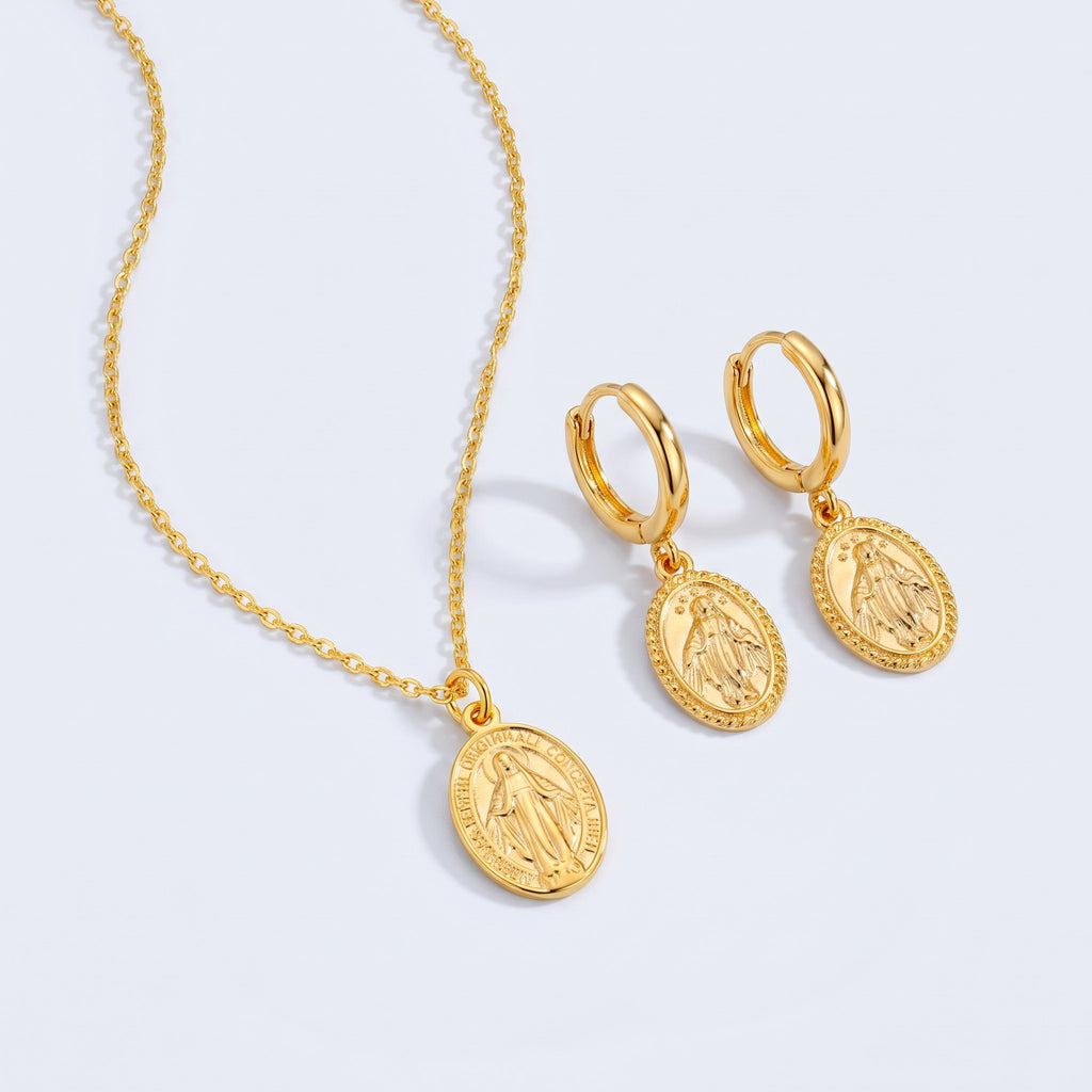 Parure médaille miraculeuse