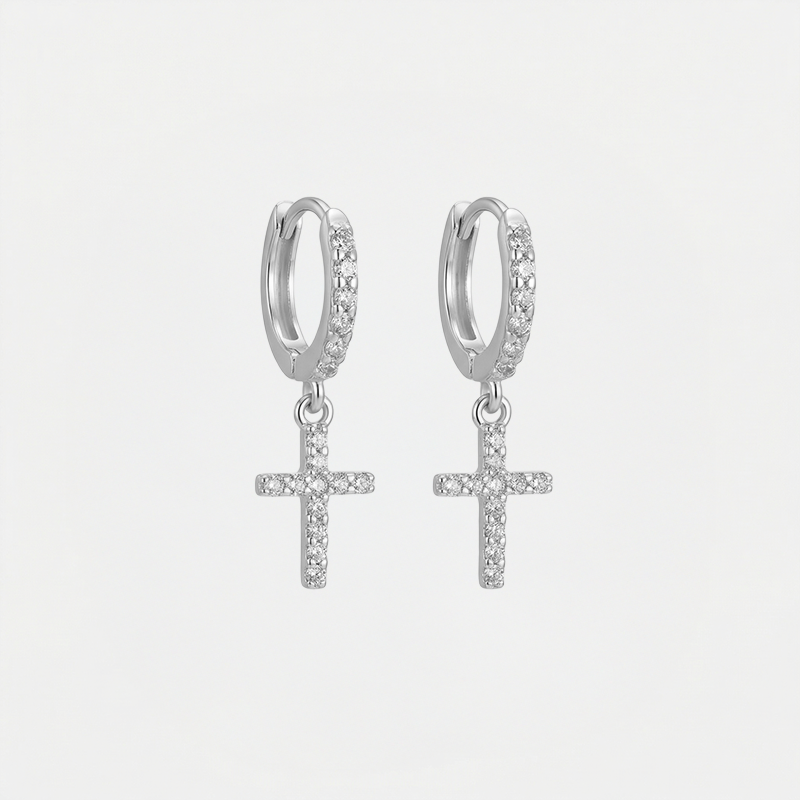 Pendantes croix - Béatrice
