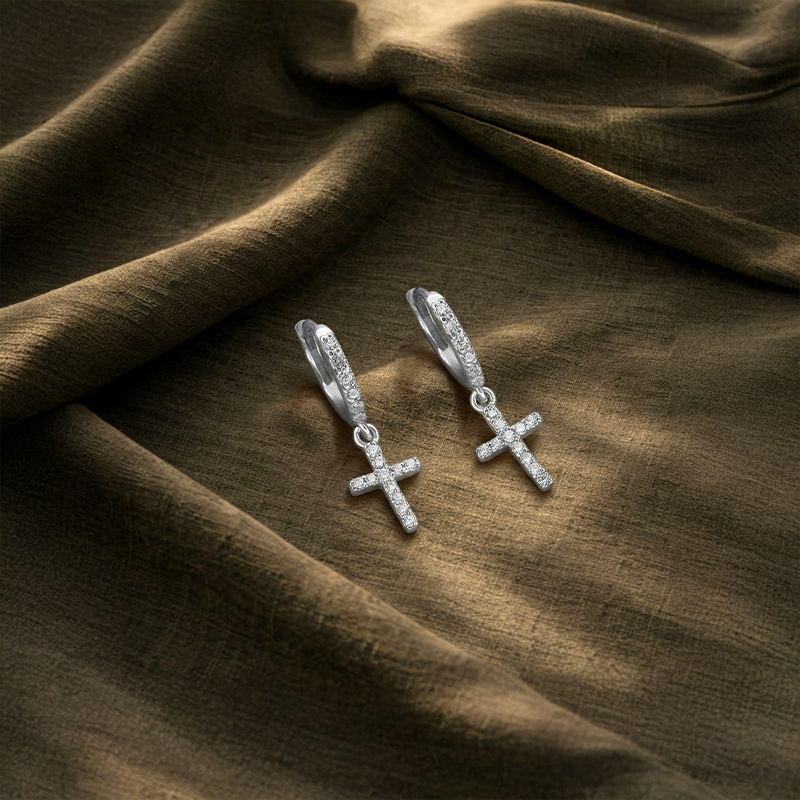Pendantes croix - Béatrice