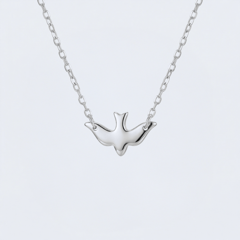 Pendentif argent colombe