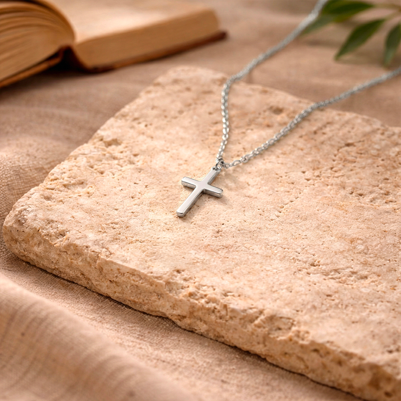 Collier croix enfant - Pancrace