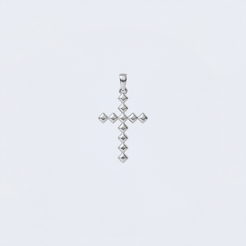 Pendentif croix femme argent 925