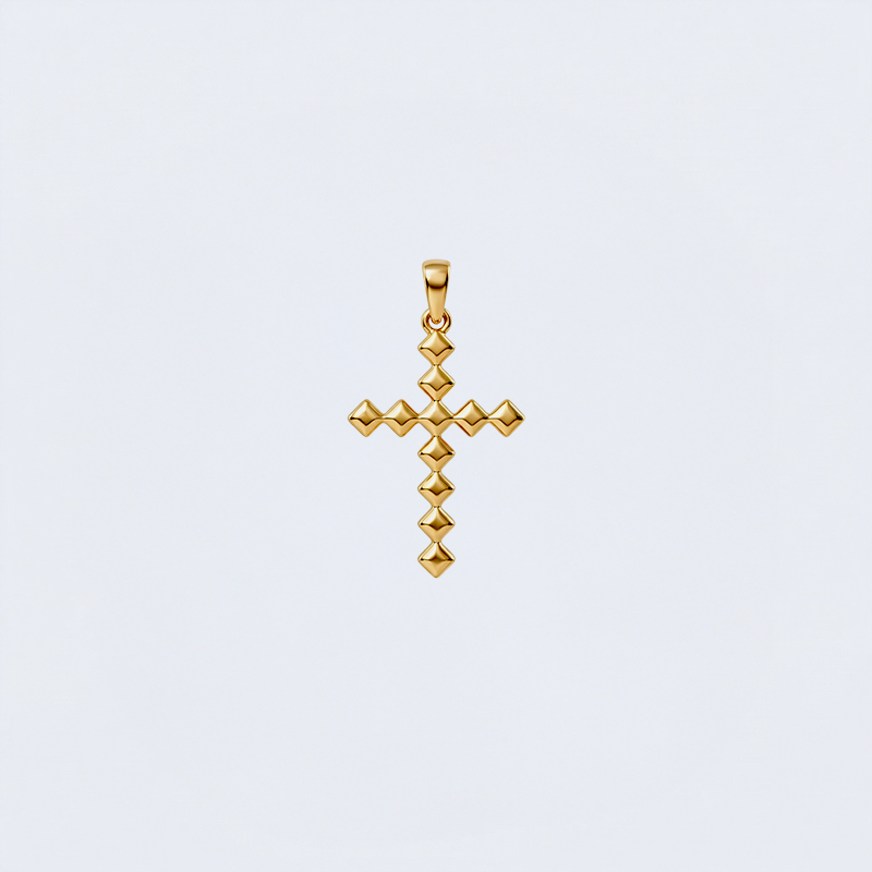 Pendentif croix femme argent