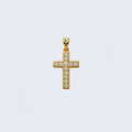 Pendentif croix femme strass