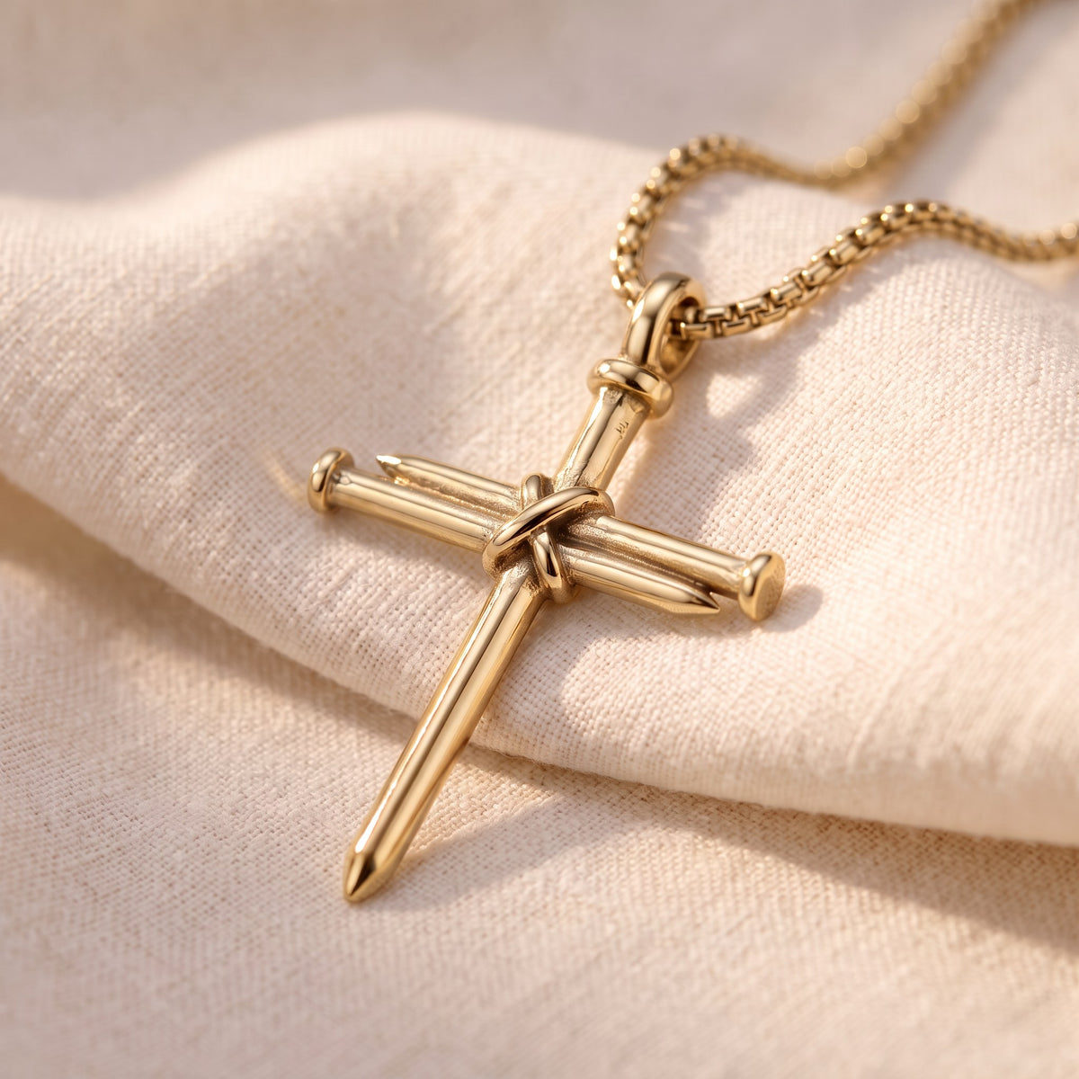 Pendentif croix homme