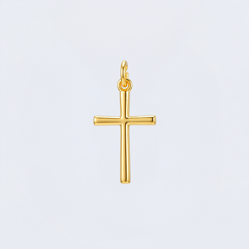 Pendentif croix minimaliste