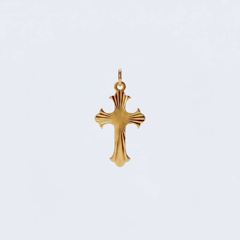 Pendentif croix tréflée