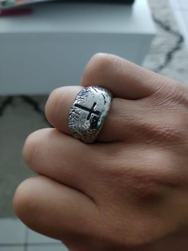 Photo du client : Bague Croix Ancienne