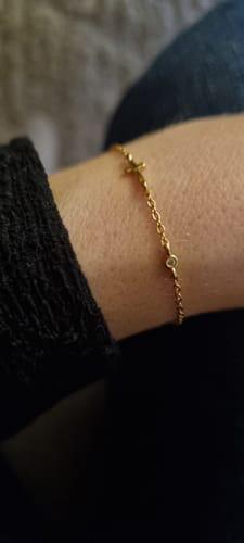 Photo du client : Bracelet Croix Diamant