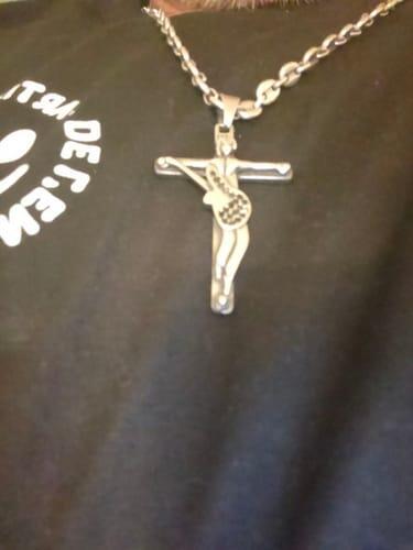 Photo du client : Collier Croix Johnny Hallyday
